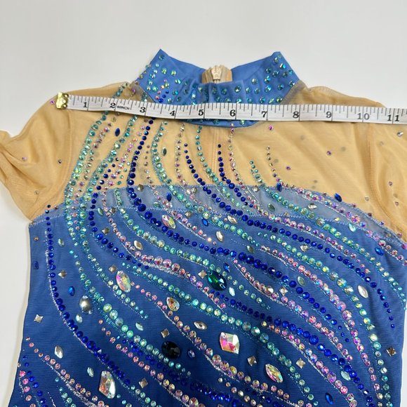 COPY - New Figure Skating Dress Size 10 (5~8T) with Hair Scrunchie (120~130cm) - Picture 5 of 8